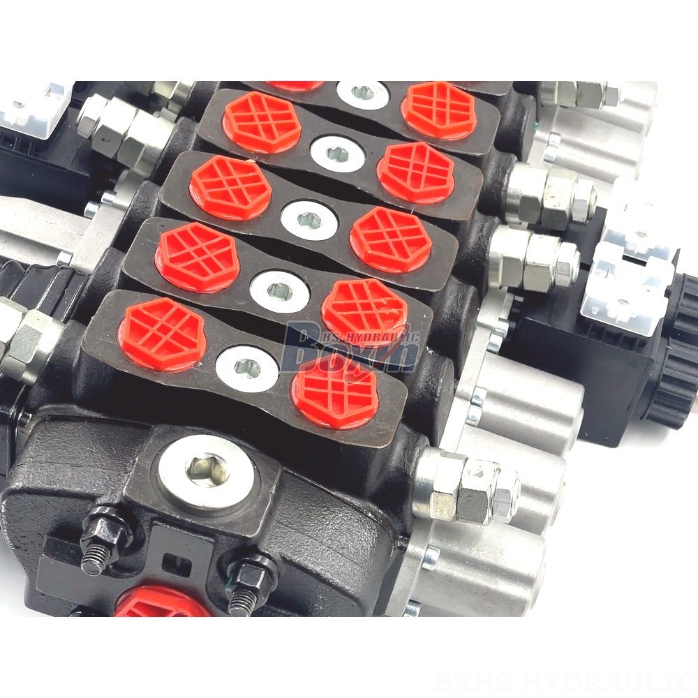 Industrial Hydraulics | Manual 8 Spool Sectional Directional Valve | Global Supplier detail image